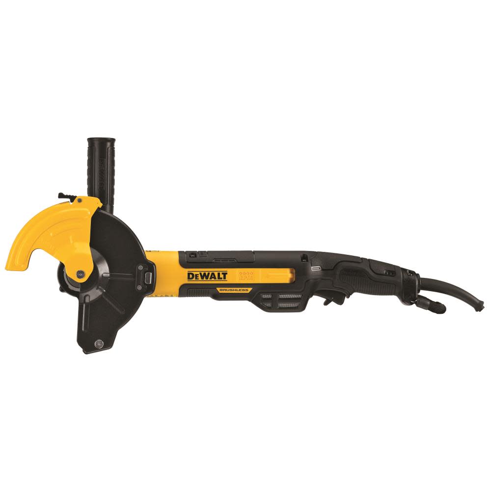 

5 in. / 6 in. Brushless Small Angle Grinder, Rat Tail, with Adjustable Cut-Off Guard, Kickback Brake, No-Lock On