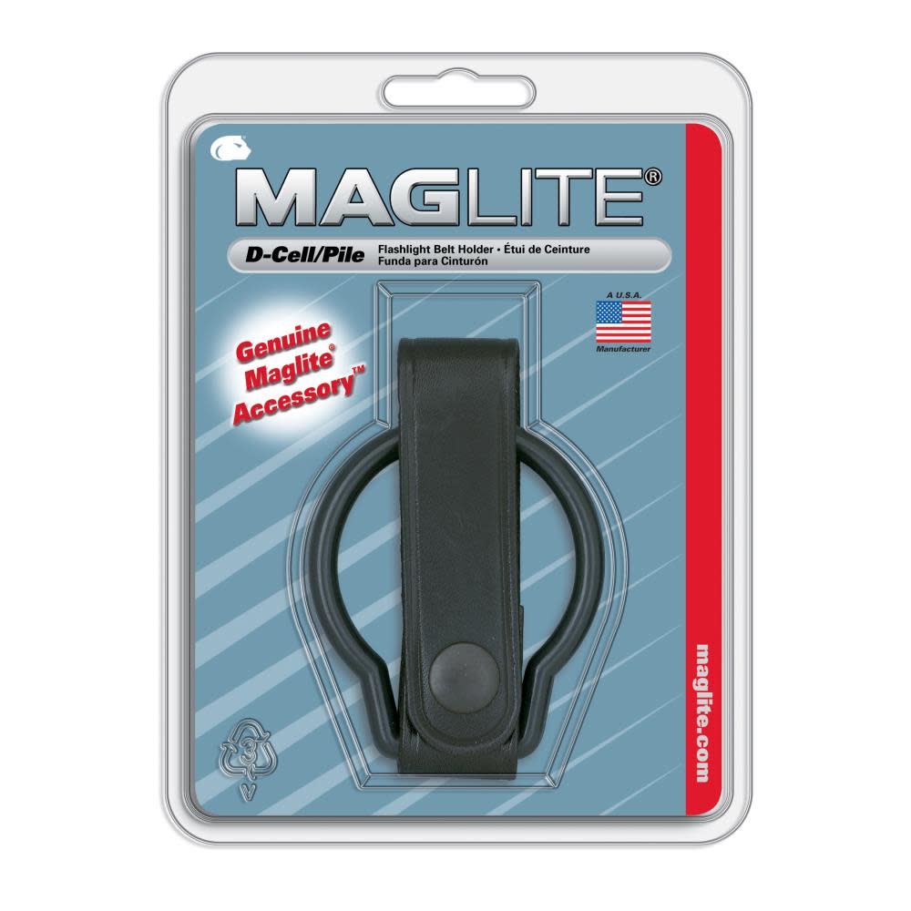 

Maglite Black Plain Leather Belt Holder for D-Cell Flashlight
