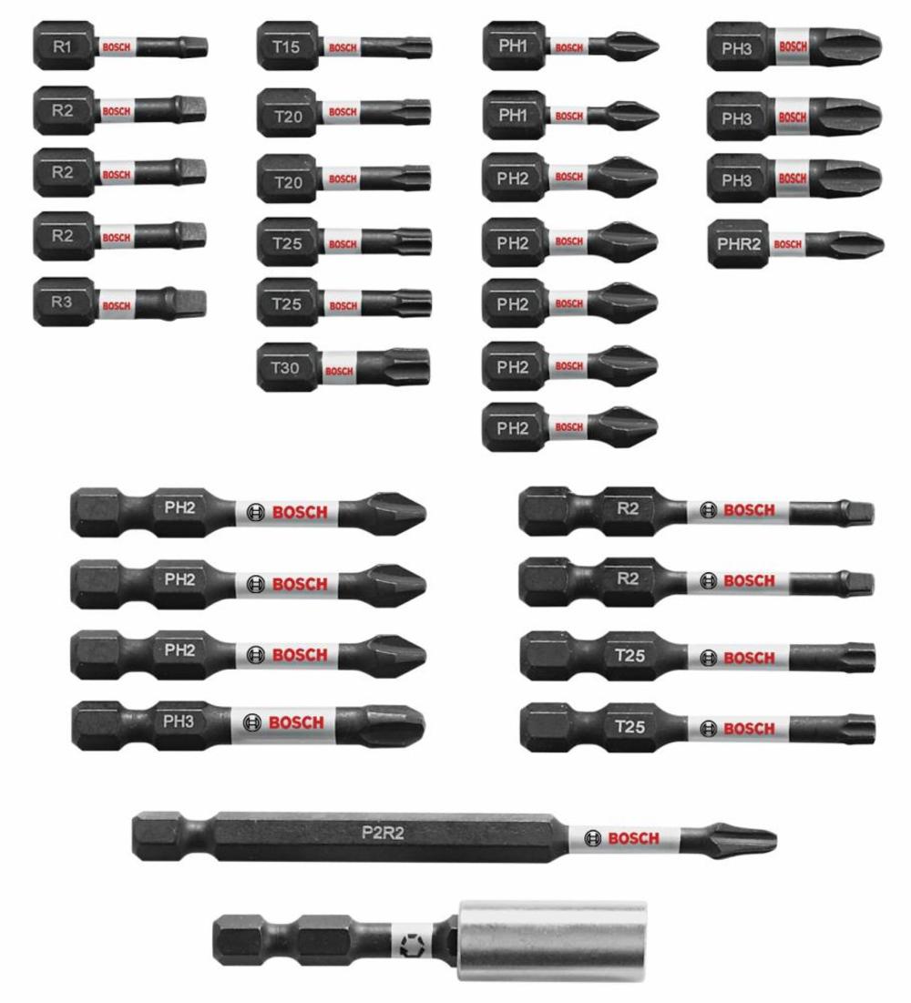

Bosch 32 pc. Impact Tough Screwdriving Bit Set