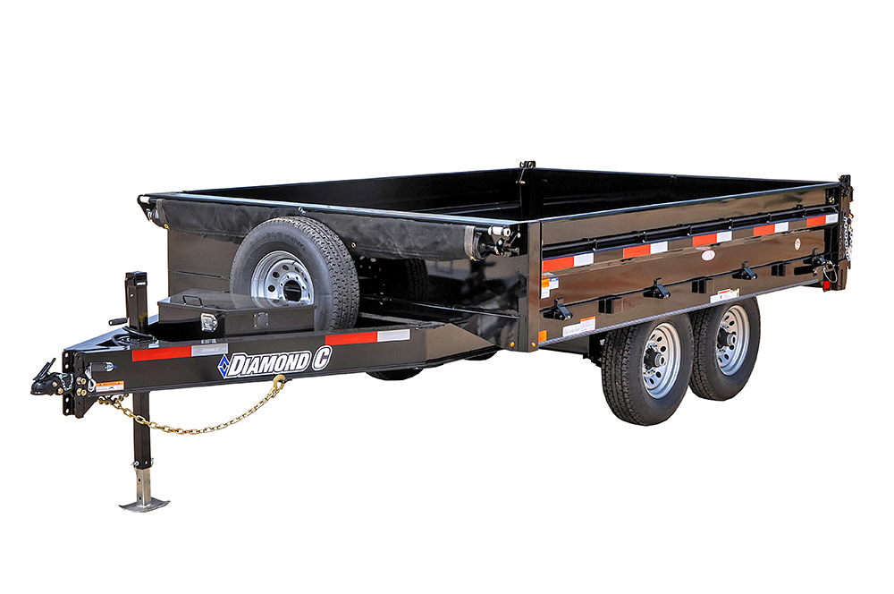 

Diamond C 14 Ft. x 96 In. Deck Over Dump Trailer DOD