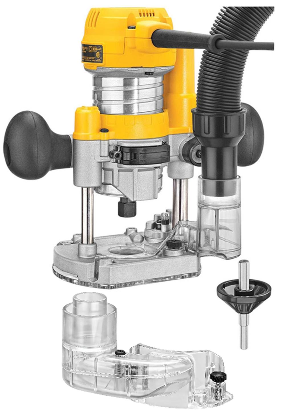Dwp450 Router DEWALT DWP611PK - 1.25 Peak HP Compact Router Combo Kit & Dust ...