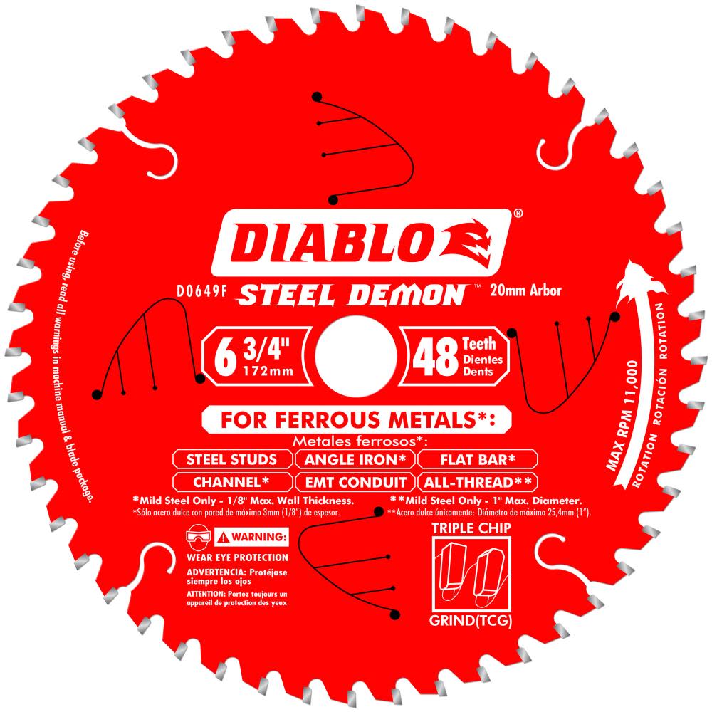 Diablo Tools Steel Demon Metal Cutting Saw Blade