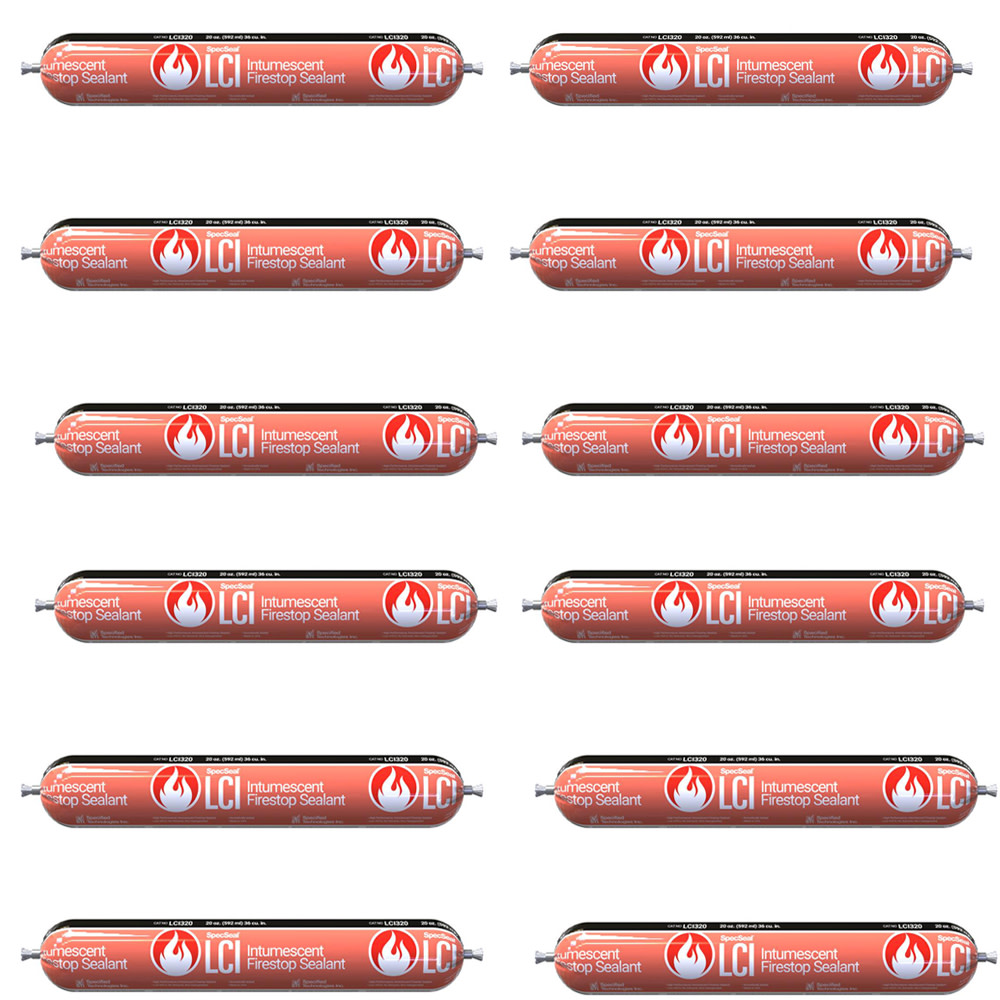 

Specified Technologies Inc SpecSeal LCI Intumescent Firestop Sealant 12pk