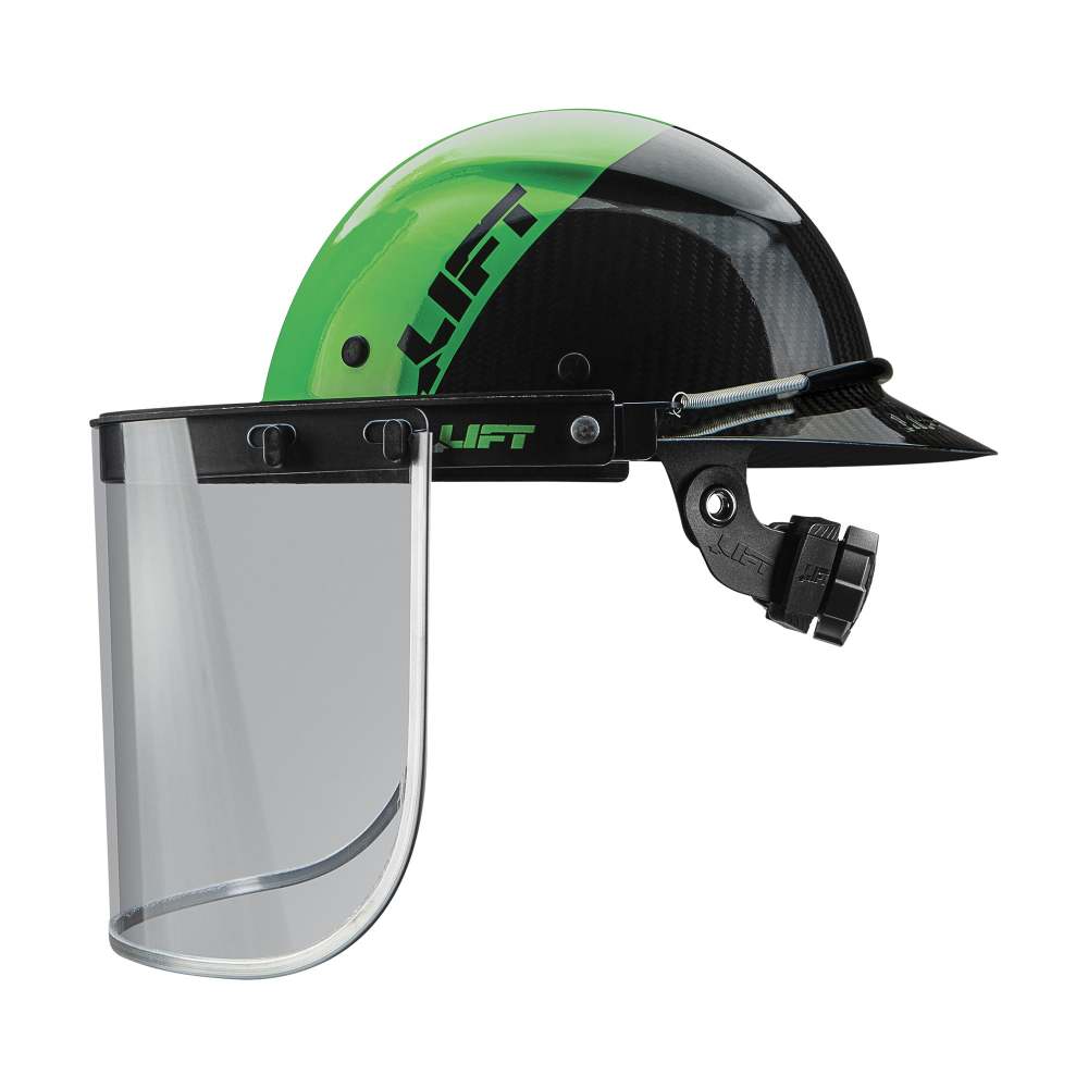 Hide Lift Safety Dax Full-Brim Style Faceshield Bracket Black