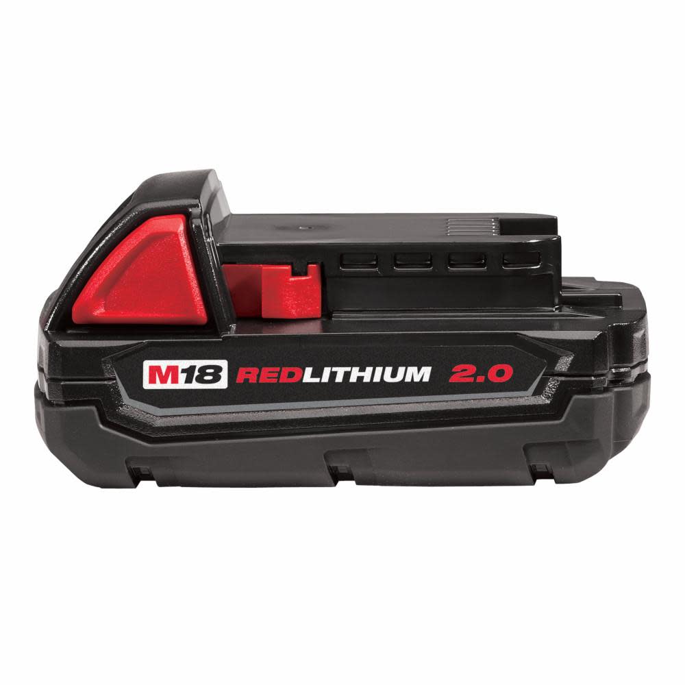 Milwaukee M18 REDLITHIUM CP 18V 2Ah Lithium Ion Power Tool Battery Pack with Fuel Indicator