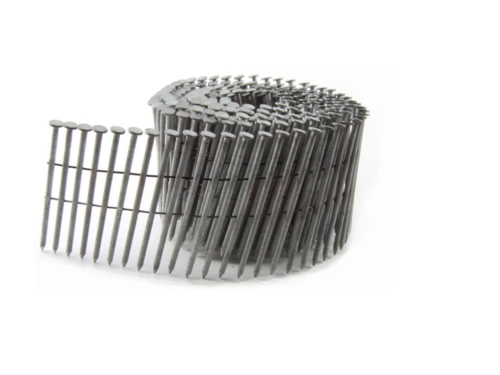 (5.4M) 2 In. x .090 Wire Collated Hot Dipped Galvanized Ring Shank Coil Siding Nails, 5,400/Box - 2X090HDRC - By Brand  sku 2X090HDRC