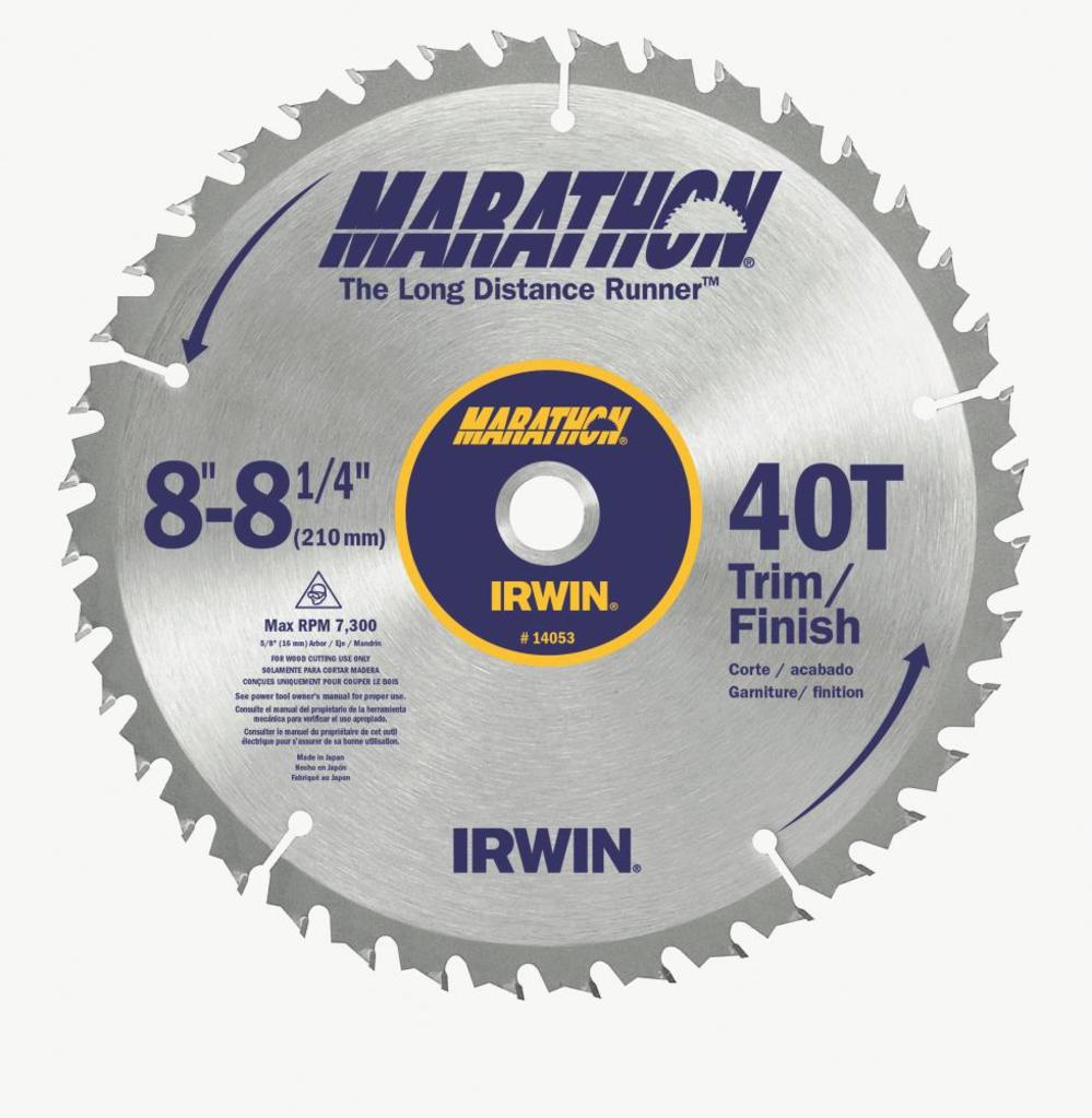 

Irwin 8-1/4In 40T Marathon Saw Blade