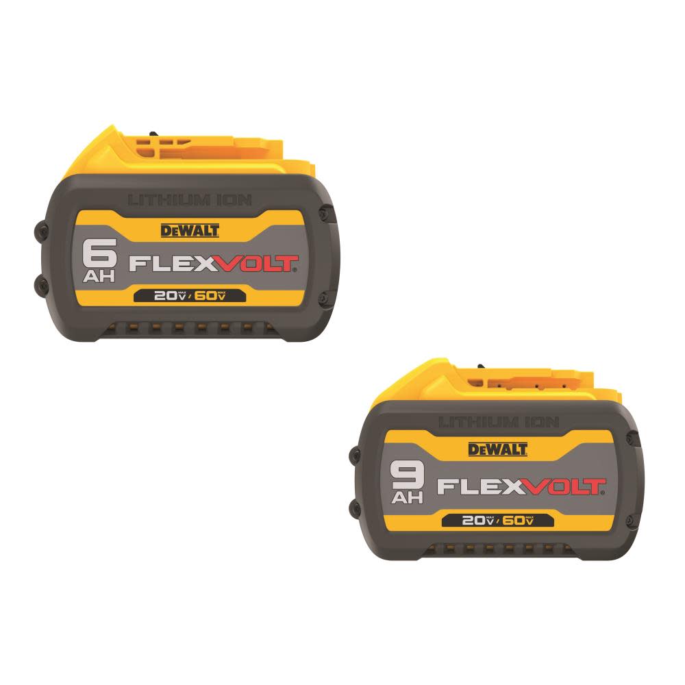 Korrespondance Løfte Ældre DEWALT FLEXVOLT 20V/60V 9.0Ah & 6.0Ah Battery 2pk DCB669-2 from DEWALT -  Acme Tools