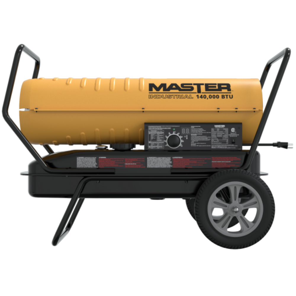 

Master Industrial Forced Air Heater Diesel / Kerosene 140000 BTU