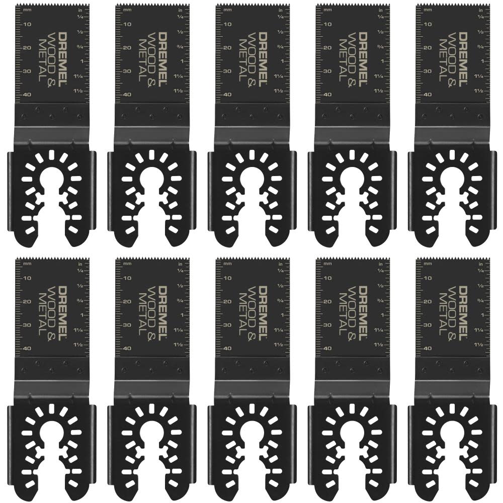 

Dremel Universal 1 1/4" Bi Metal Oscillating Wood/Metal Blade 10pk