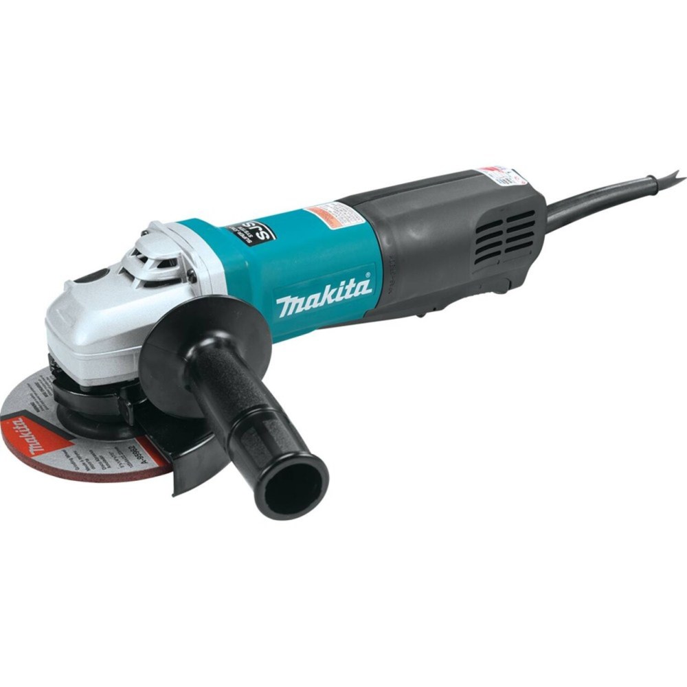 Makita 5 in. SJS High-Power Paddle Switch Angle Grinder 9565PCV 