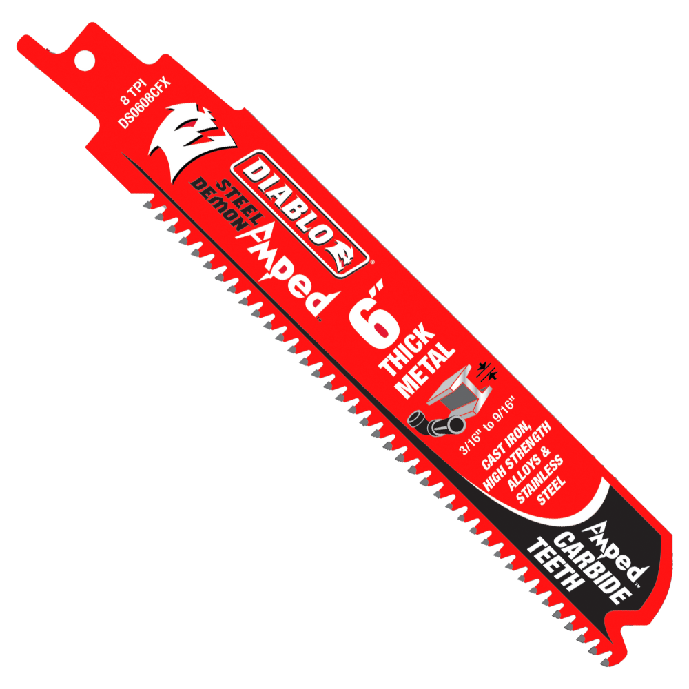 

Diablo Tools 6" Steel Demon Amped Carbide Blades for Thick Metal Cutting