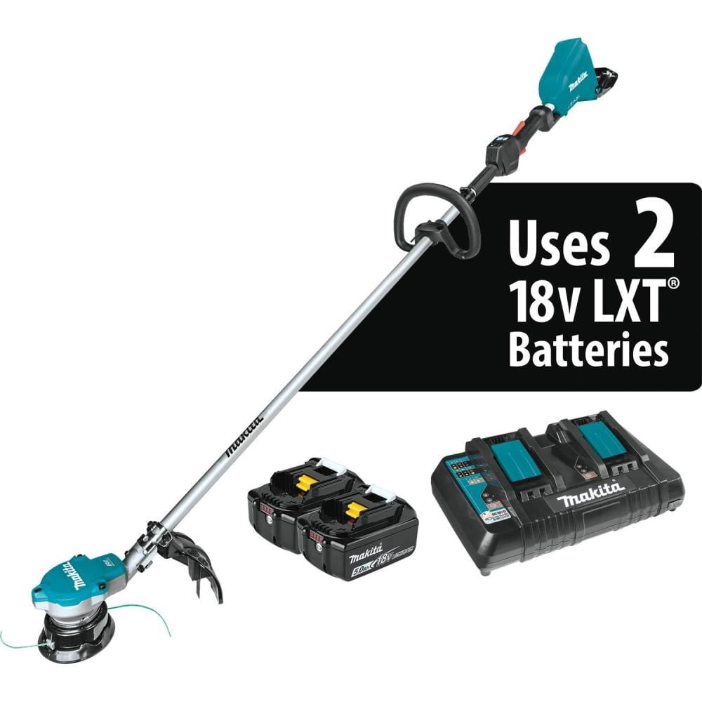 View Makita 18V X2 (36V) LXT String Trimmer Kit Lithium-Ion Brushless Cordless (5.0Ah)