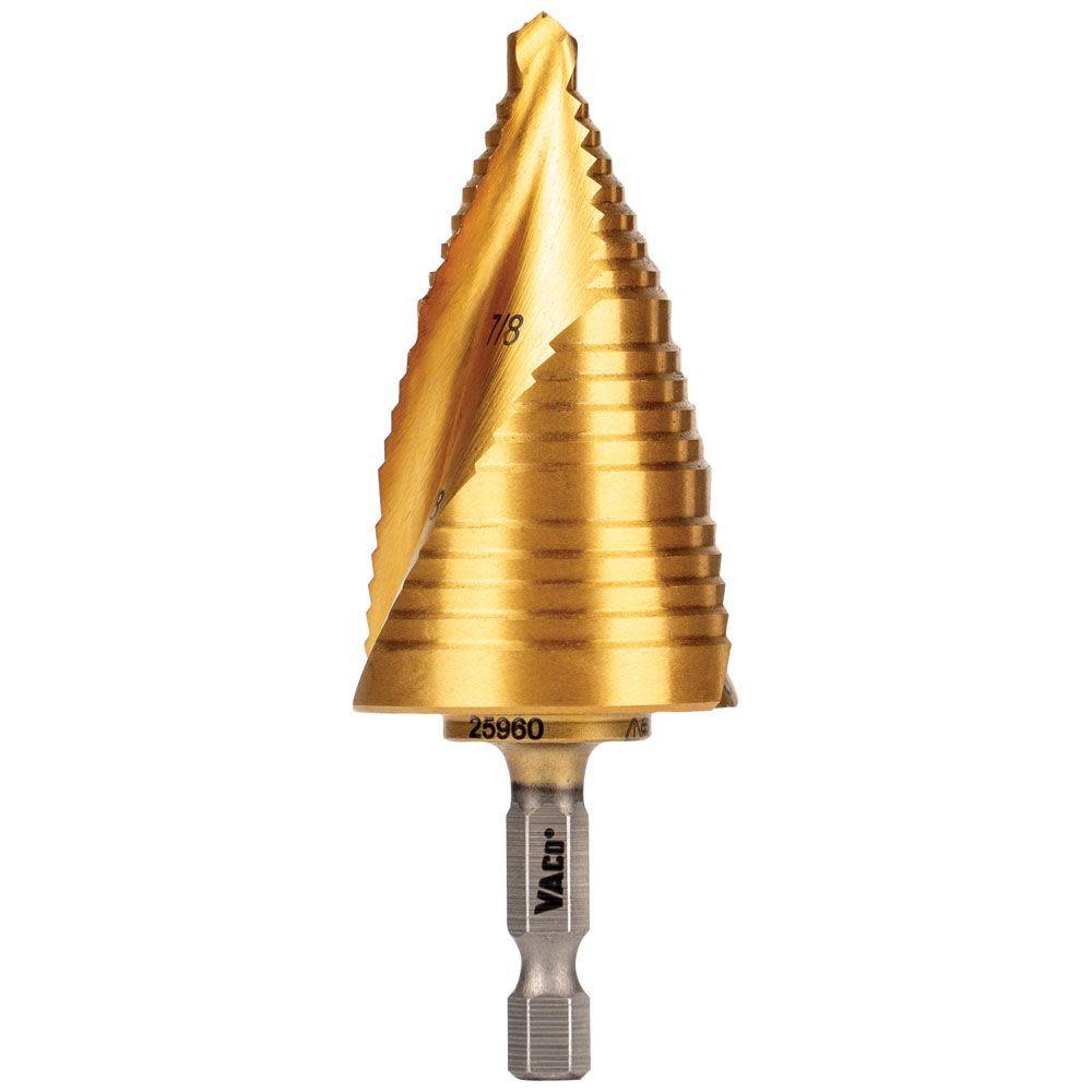

Klein Tools 7/8" to 1 3/8" Step Drill Bit VACO