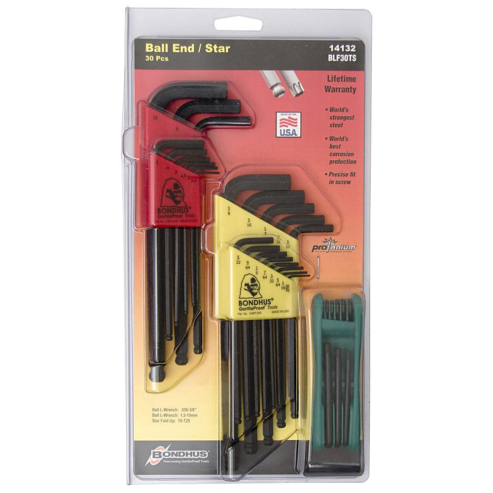 

Bondhus Triple Pack - ball end L-wr