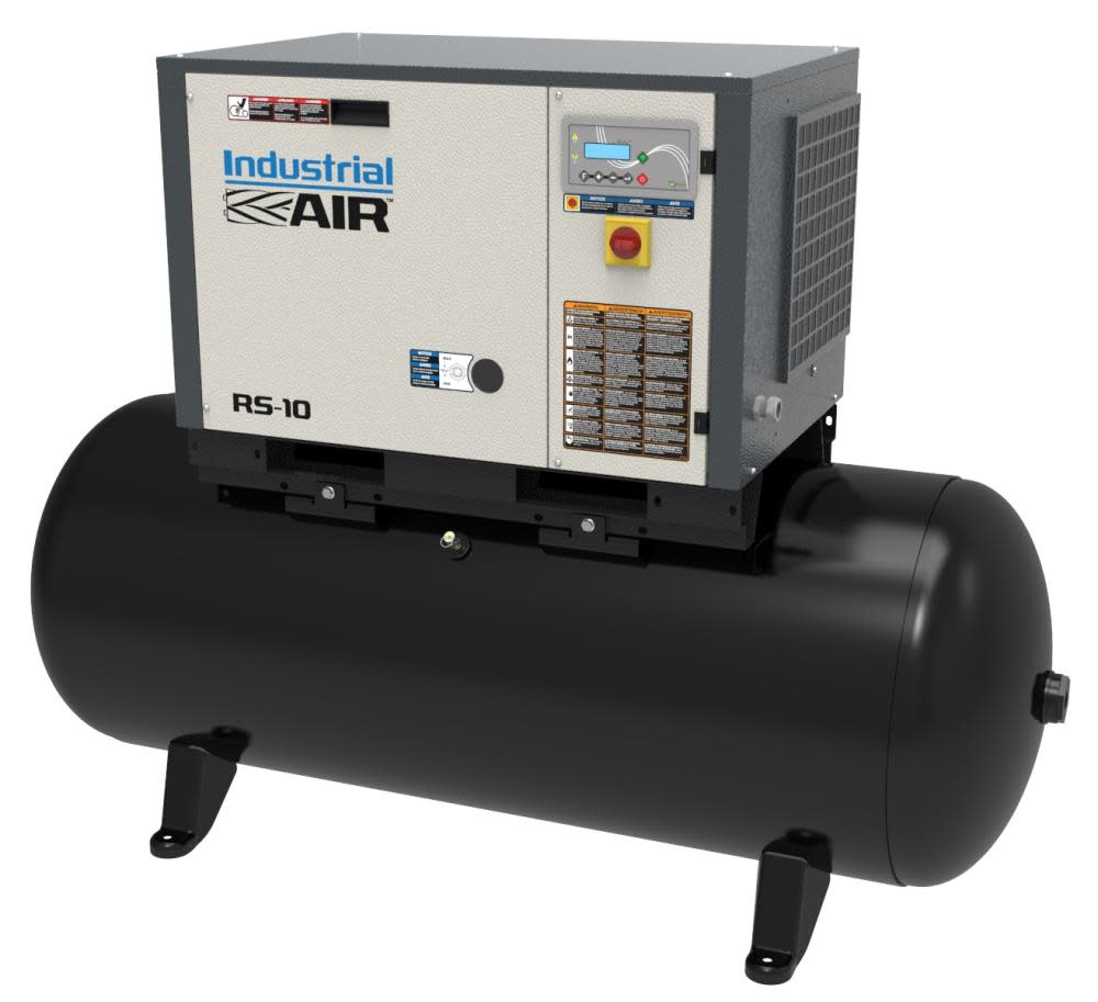 

Industrial Air 120 Gallon 10HP Rotary Screw Compressor