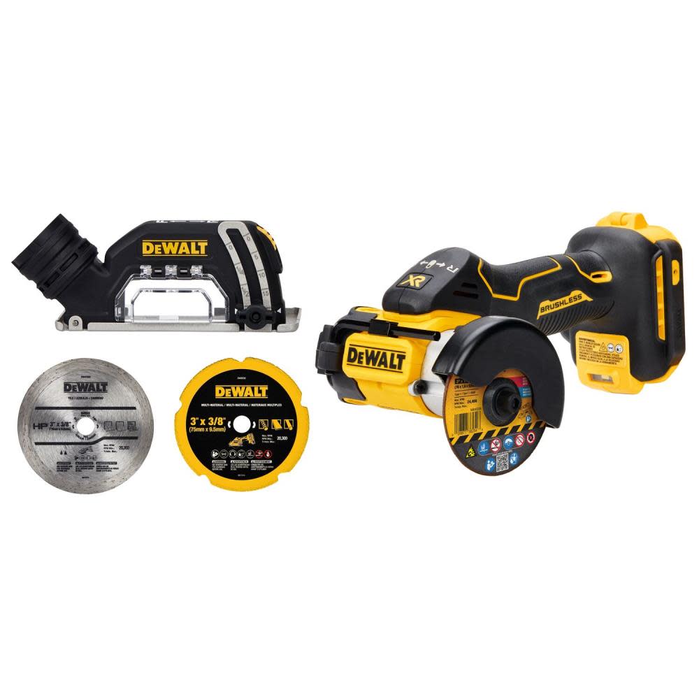 DEWALT 20V MAX XR Cut Off Tool 3in Brushless Cordless Bare Tool DCS438B Acme Tools