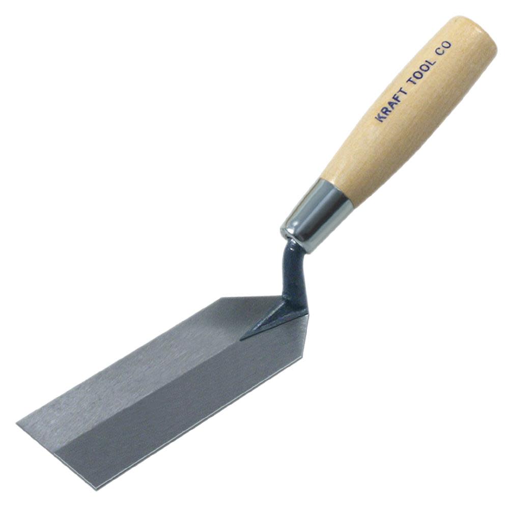 

Kraft Tool Co 8 In. x 2 In. Margin Trowel with Wood Handle