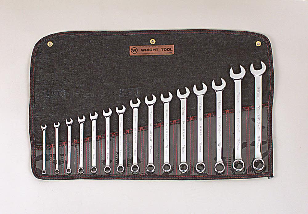 

Wright Tool 15 pc. Full Polish Metric Combination Wrench Set
