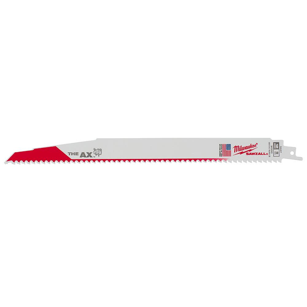 

Milwaukee 12 in. 5 TPI The Ax SAWZALL Blade 25PK