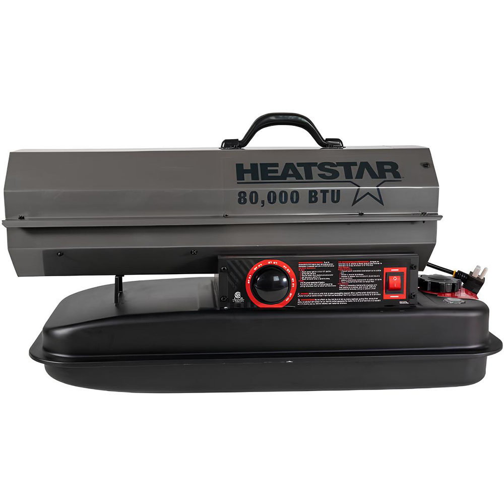 Heatstar HS80KT 115V 10A 80000 BTU Kerosene Forced Air Heater F105501