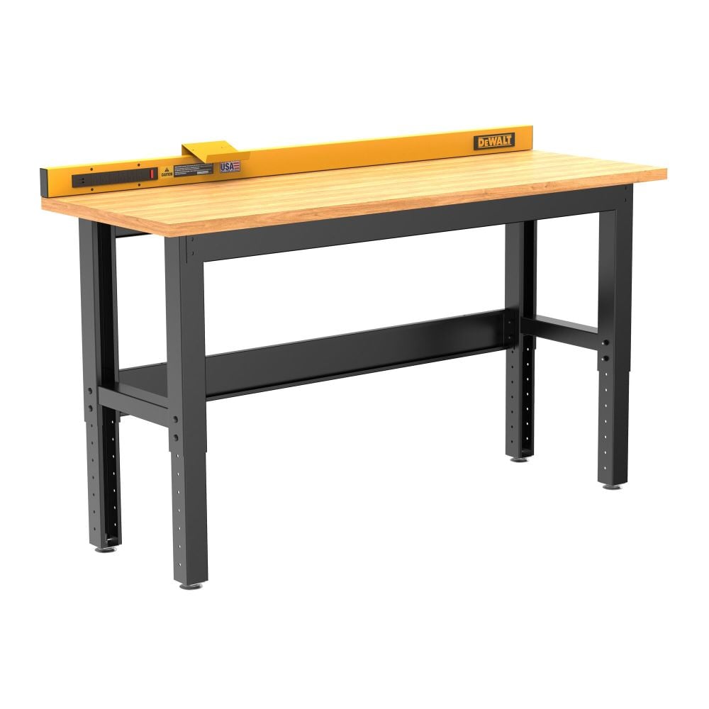 DEWALT 6 ft Workbench With Butcher Block Wood Top DWST27201