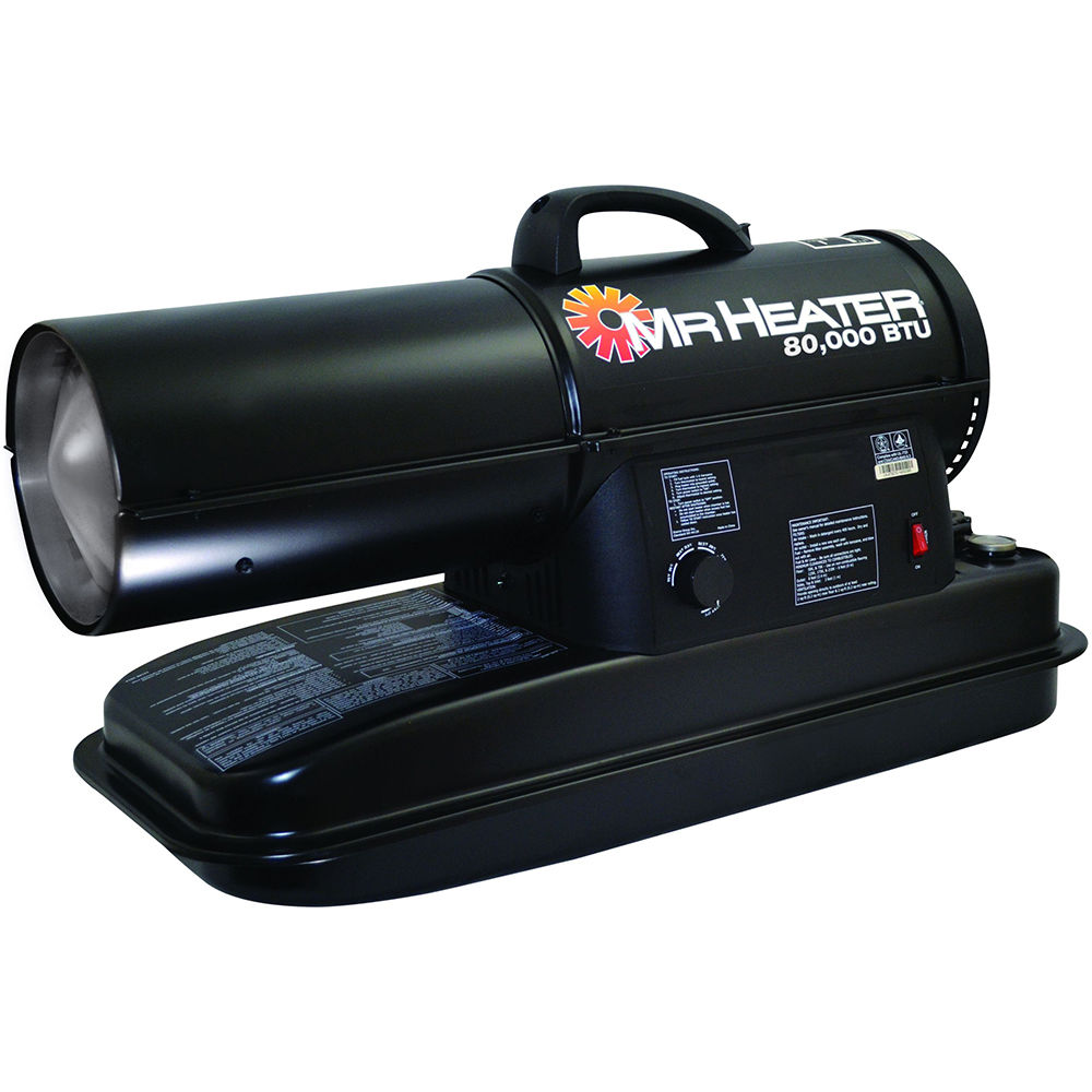 Mr Heater Corded Black 80000 BTU Portable Forced Air Kerosene Heater  F210180 from Mr Heater - Acme Tools