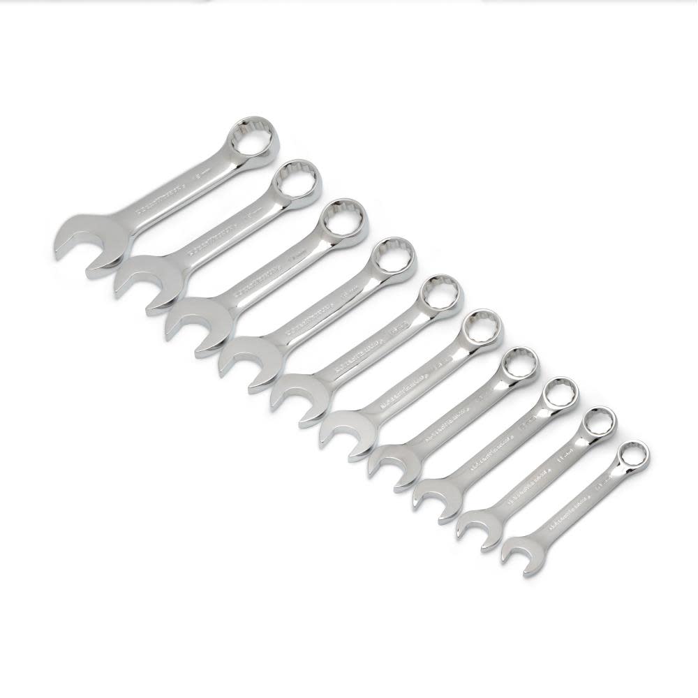 

GEARWRENCH Combination Wrench Set 10-Pc Stubby Metric
