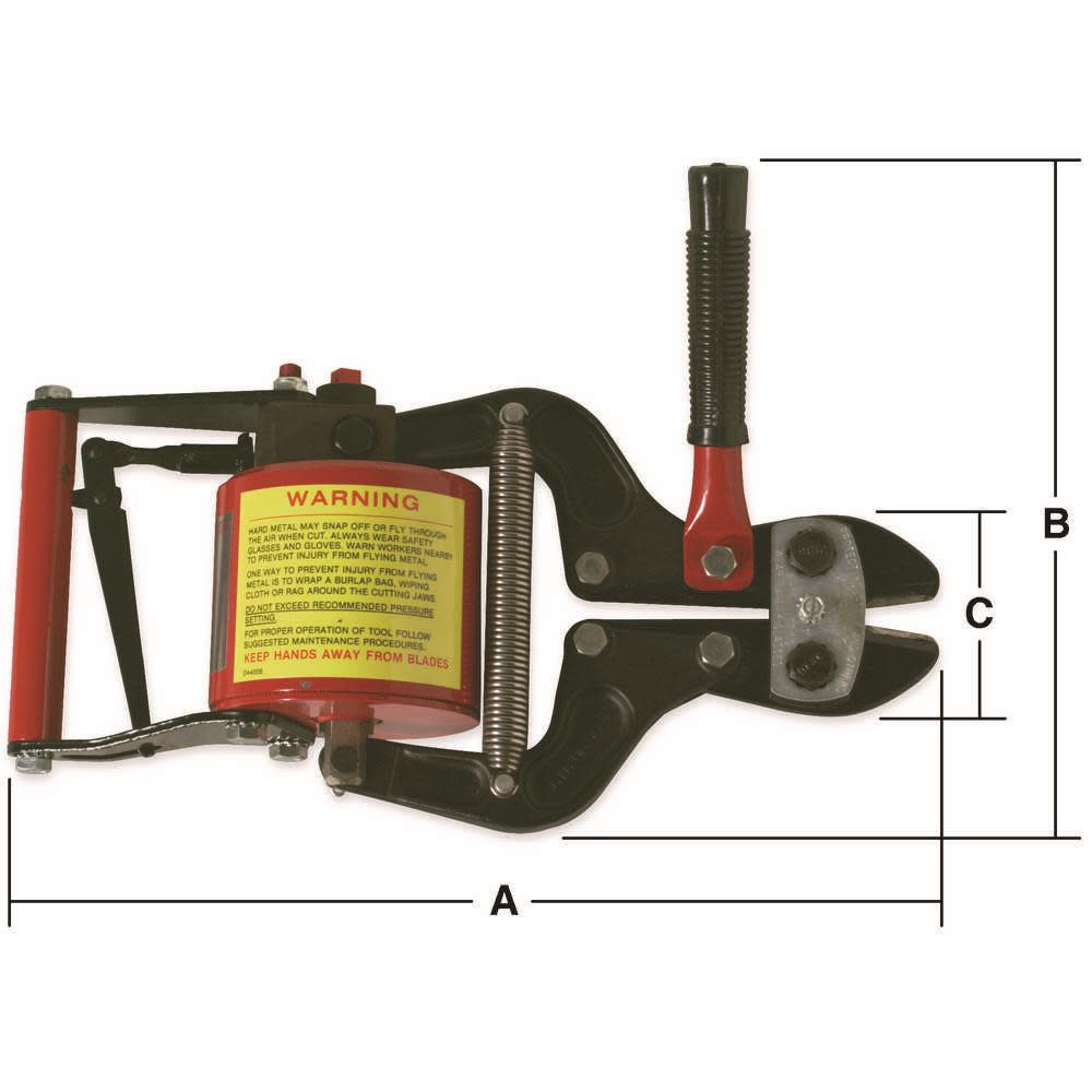 

Crescent HK Porter Pneumatic Cutter Light Duty Center Cut