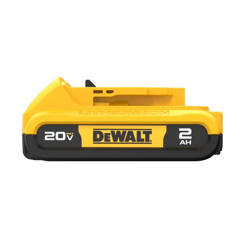 DEWALT 20V MAX 20V 2Ah Compact Lithium Ion Power Tool Battery Pack with Fuel Indicator image number null