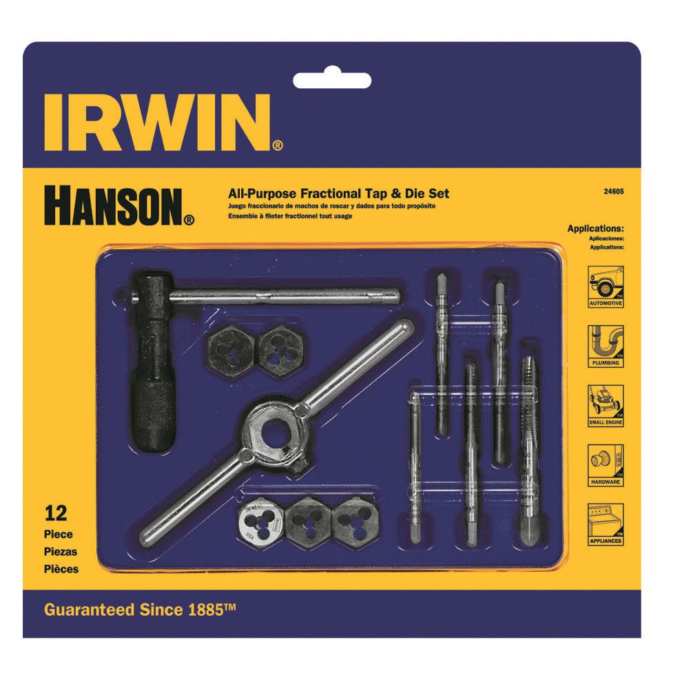 Fractional Tap and Hexagon Die -Best 5 Set
