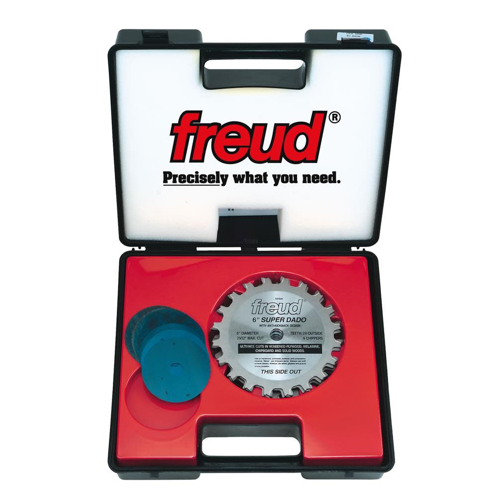 

Freud 6 In. x 20T Super Dado Sets