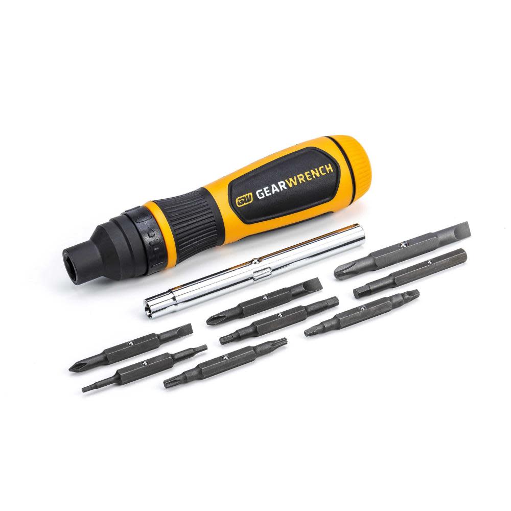 

GEARWRENCH Multi Bit Driver Ratcheting 11 in 1