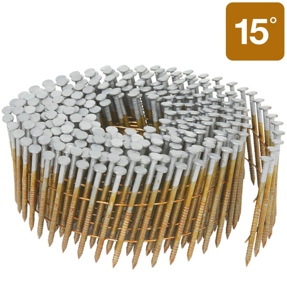 

Metabo HPT 2" Nail Full Round Head Wire Coil Siding 3600qty