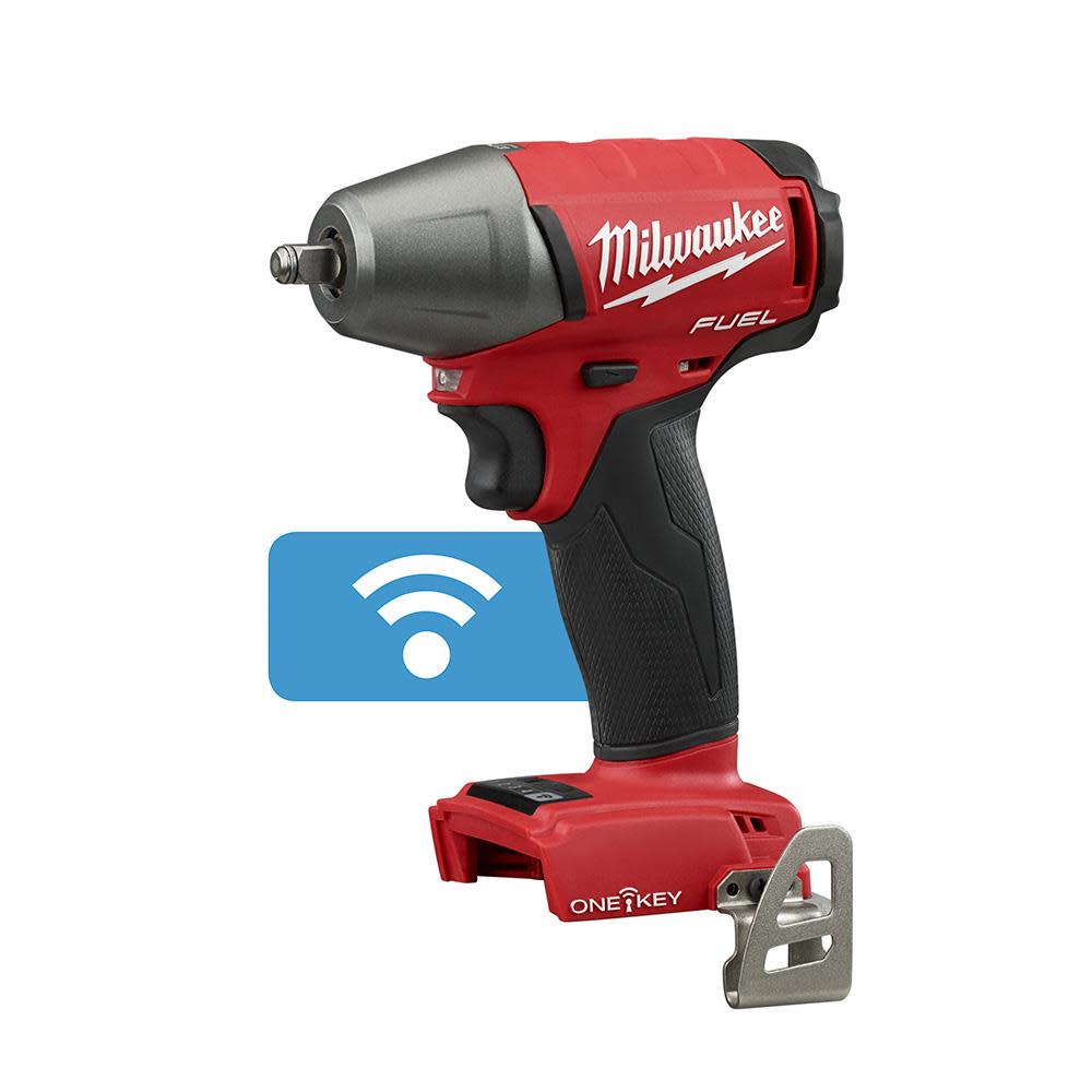 

Milwaukee M18 FUEL 3/8 in. Compact Impact Wrench with Friction Ring with ONE-KEY