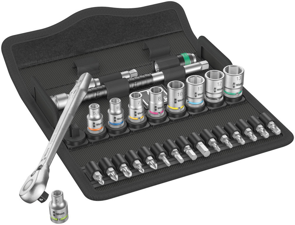 

Wera Tools 28pc 1/4" Drive 8100 SA 8 Zyklop Metal Ratchet Set