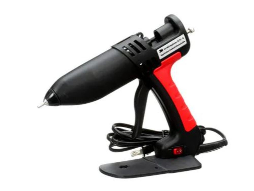 3M Hot Melt Adhesive Gun - Light Duty Industrial Applicator With Self-Regulating Heater