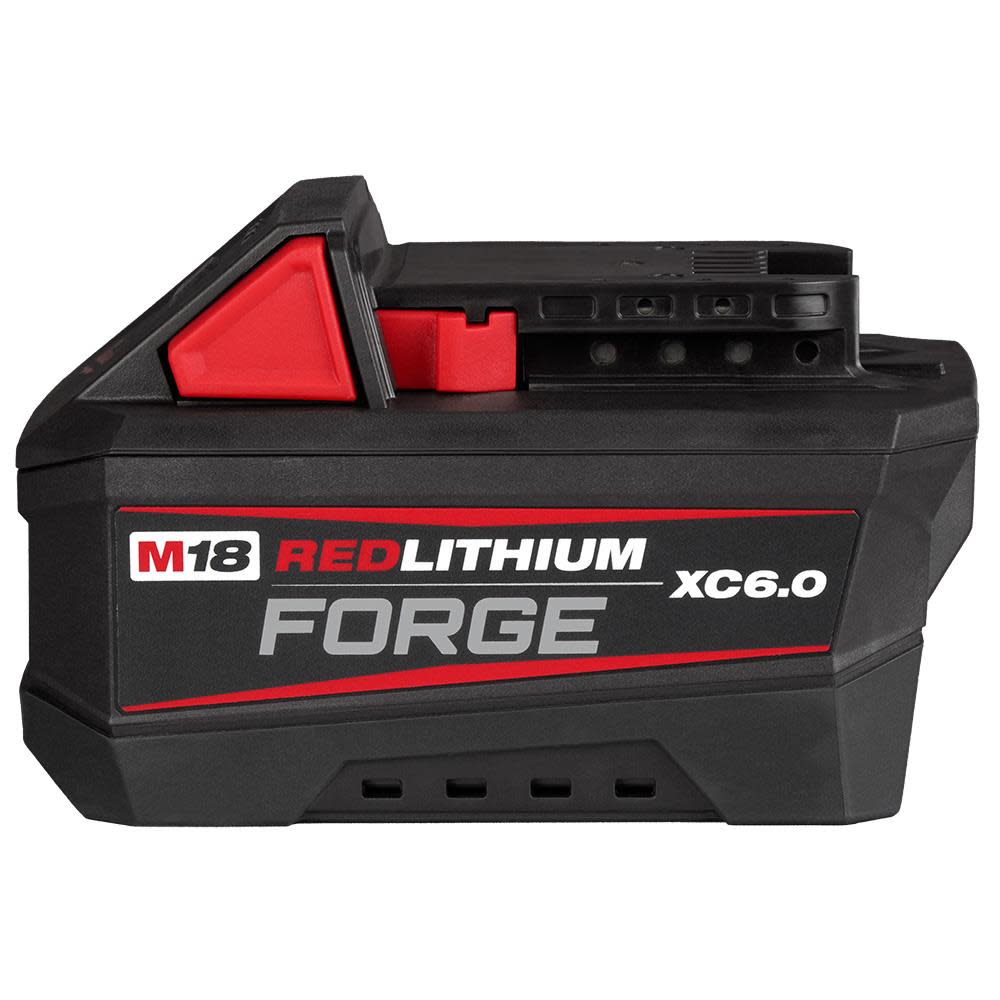 Milwaukee M18 REDLITHIUM FORGE XC 18V 6Ah Lithium Ion Power Tool Battery Pack with Fuel Indicator image number null