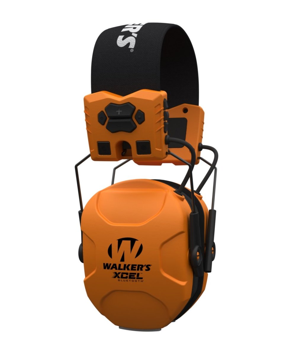 Walkers Safety XCEL Digital Bluetooth Ear Muffs Blaze Orange GWPSF