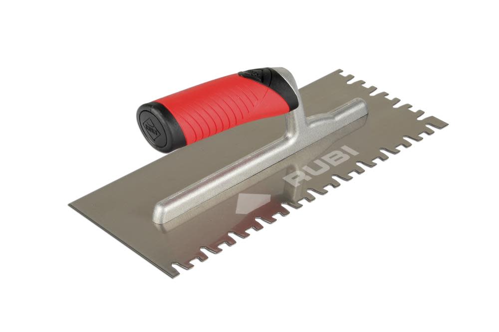 Steel Notched European Trowel (YW) 11 In. 72949 from RUBI TOOLS