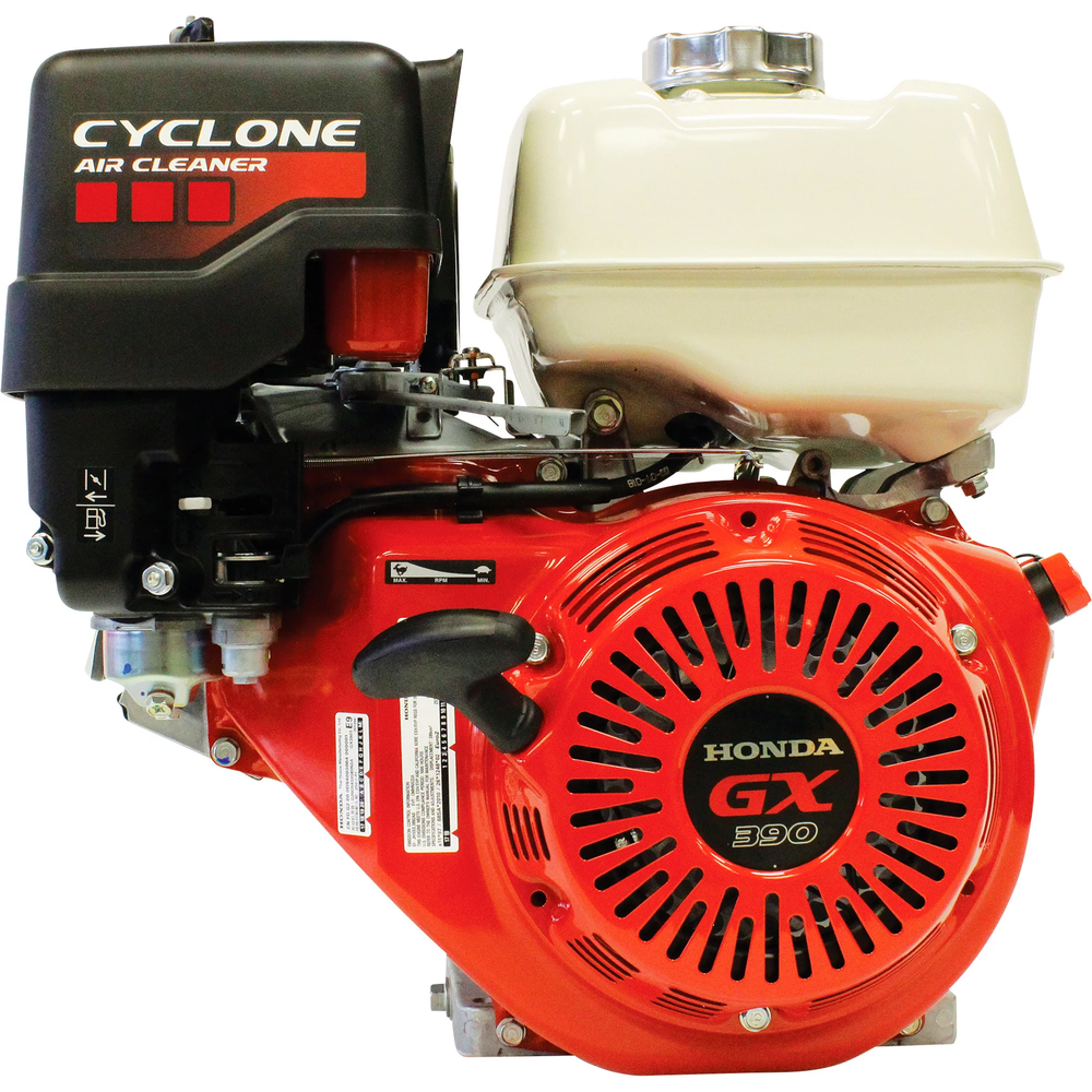 

Honda GX390 Horizontal OHV with Cyclone Air Cleaner