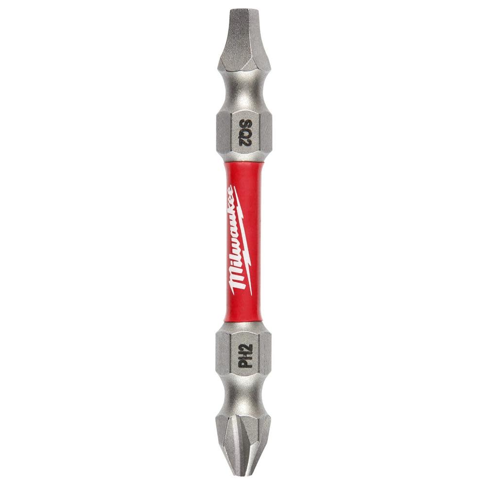 

Milwaukee SHOCKWAVE Impact Phillips #2 / Square #2 Double Ended Bit