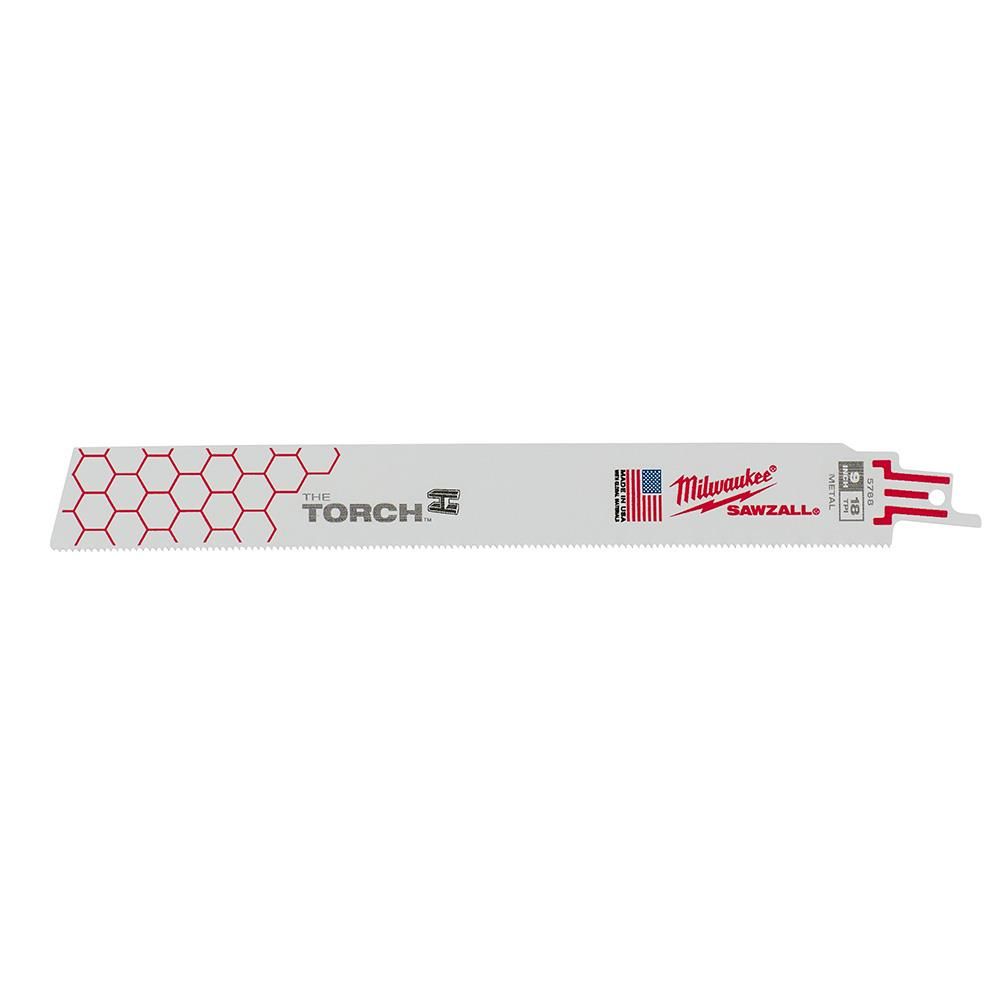 Milwaukee 9 in. 18 TPI THE TORCH SAWZALL Blade 25PK