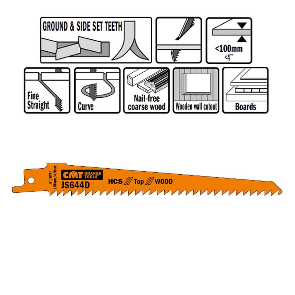 

CMT Bi Metal Recip Blade