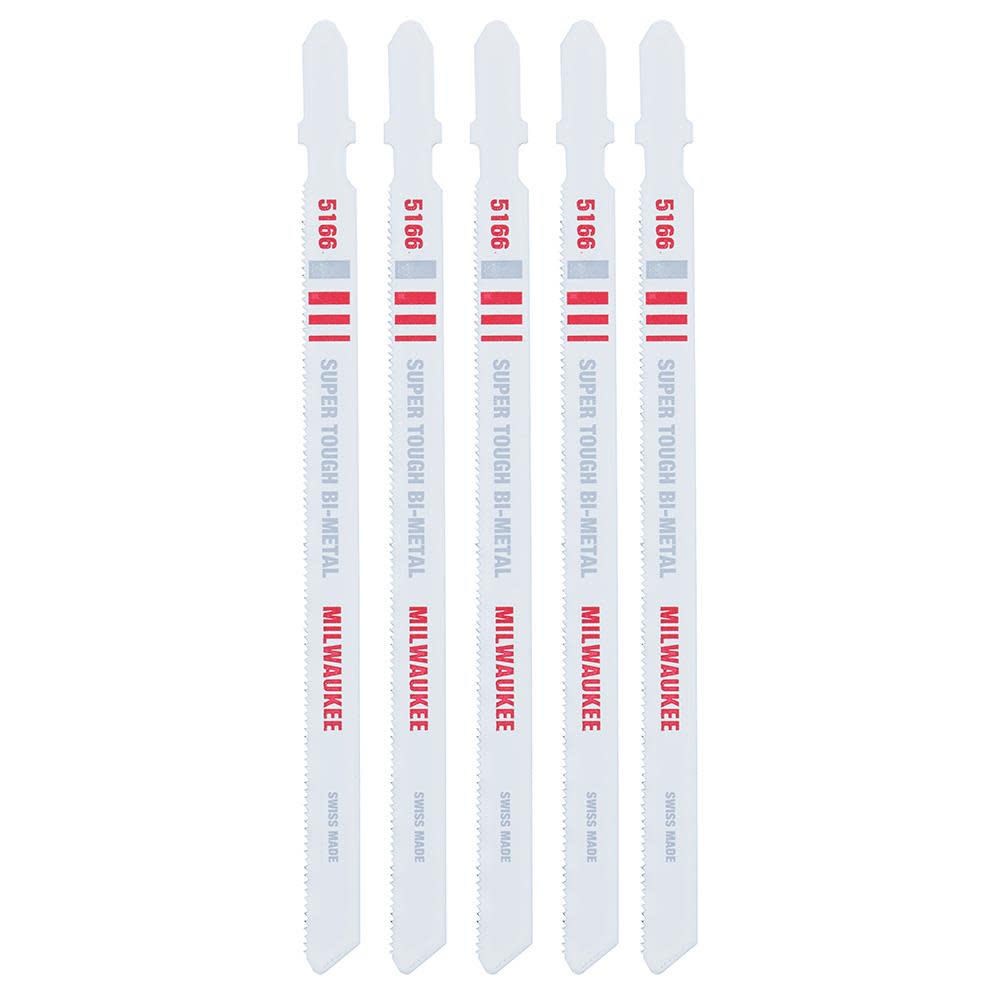 

Milwaukee 5-1/4 in. 24 TPI Bi-Metal Jig Saw Blade 5PK