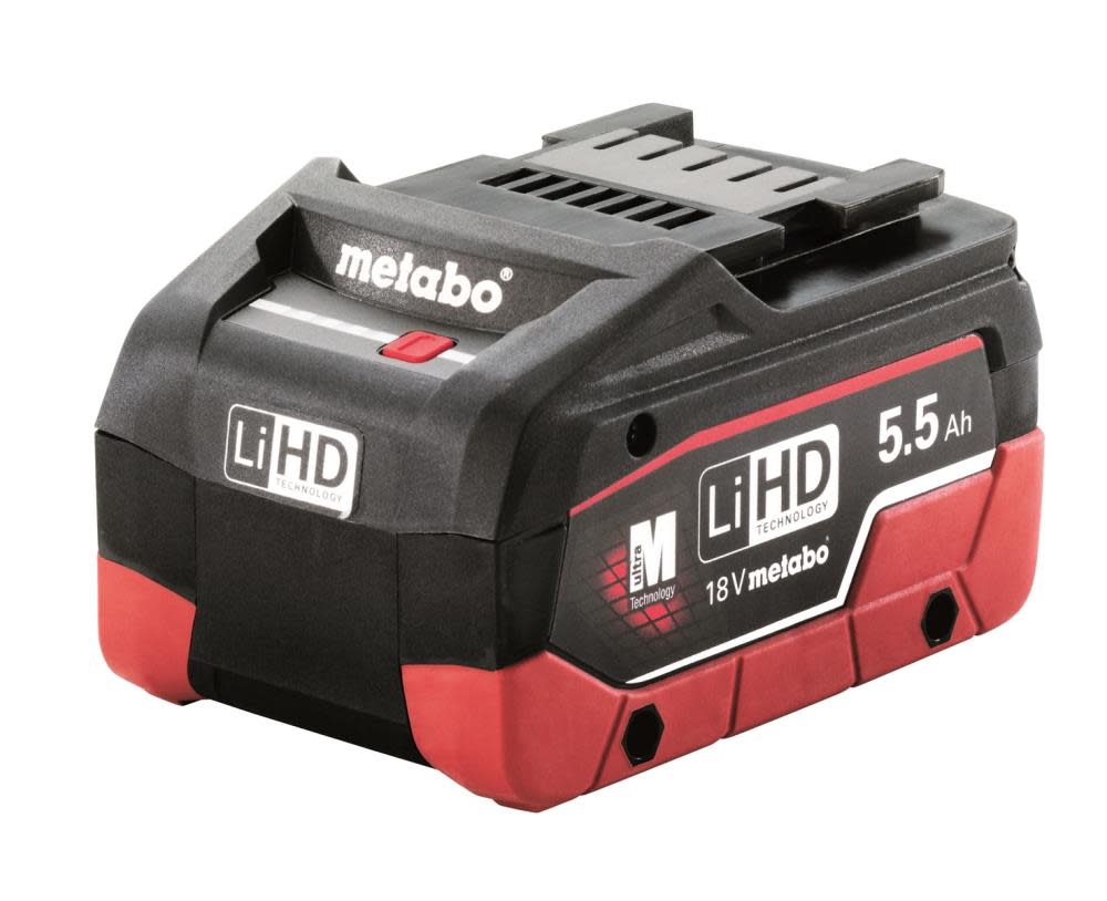 

Metabo 18V 5.5Ah LiHD Battery Pack