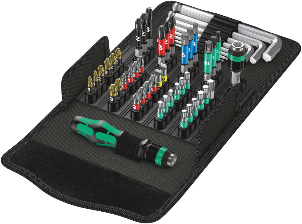 

Wera Tools 52pc Kraftform Kompakt 100 Compact Tool Set
