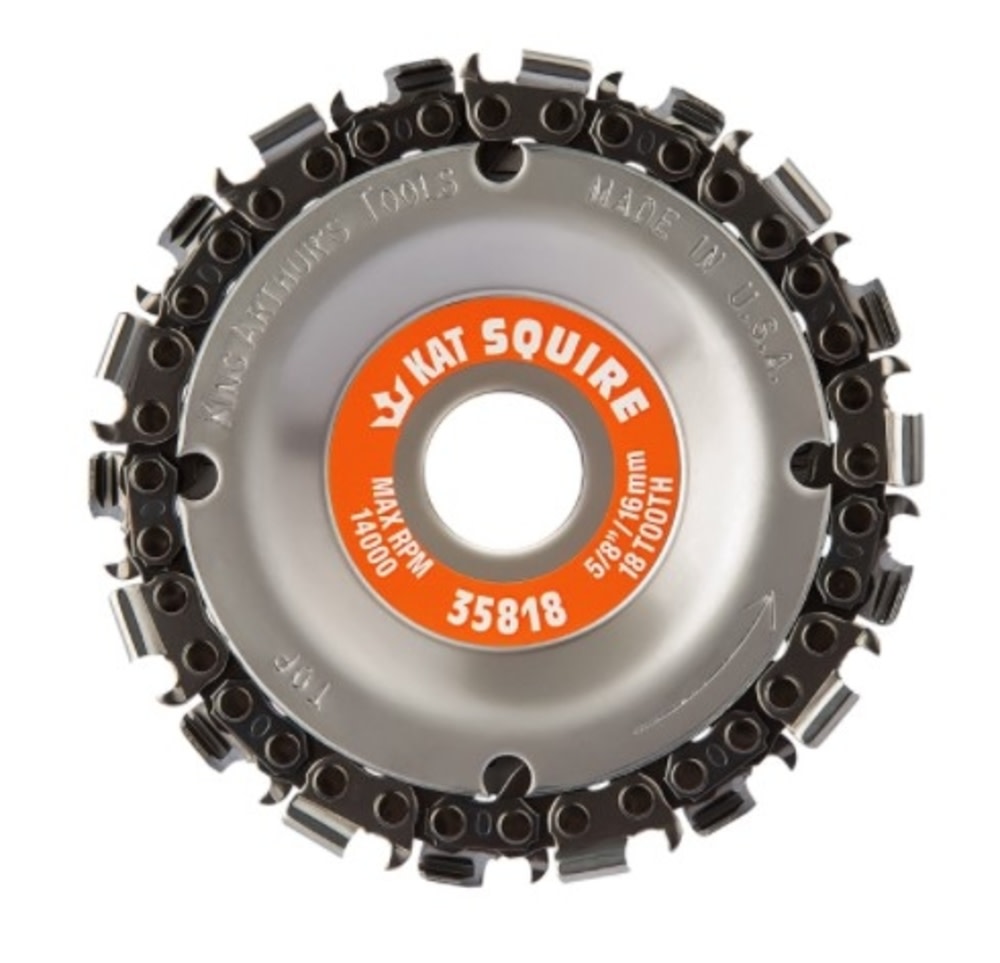 

King Arthurs Tools Squire 18 Tooth Chain Saw Cutter with 5/8 Center
