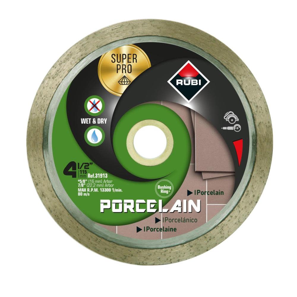 

Rubi Tools 4-1/2 In. Diamond Premium Porcelain Blade