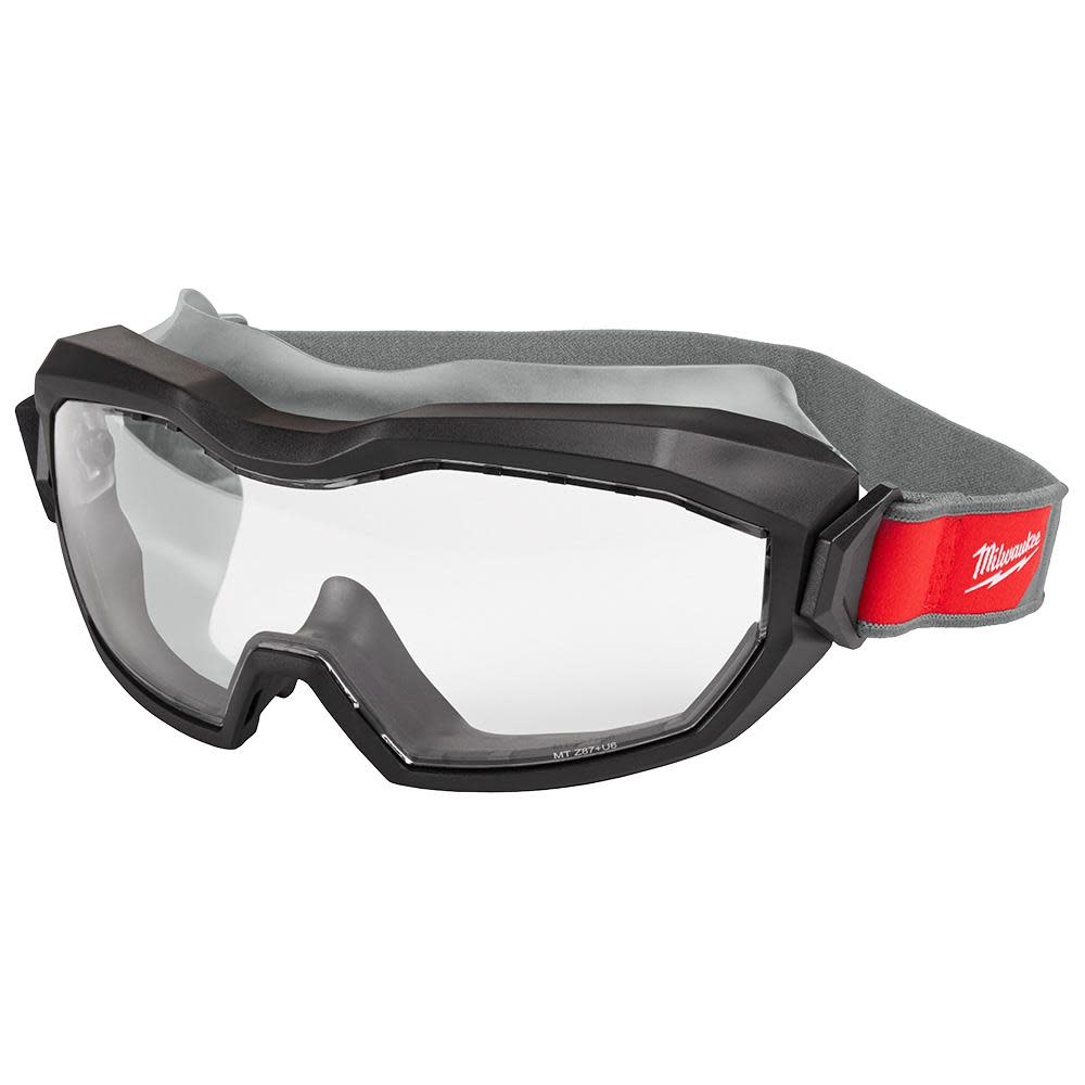 Milwaukee Non-Vented Goggles - Clear Dual Coat Lens 48-73-2065